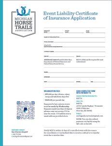 Event Liability Certificate of Insurance Application
